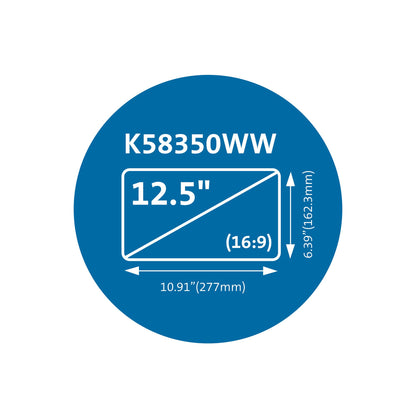 Kensington MagPro™ 12.5" (16:9) Laptop Privacy Screen with Magnetic Strip