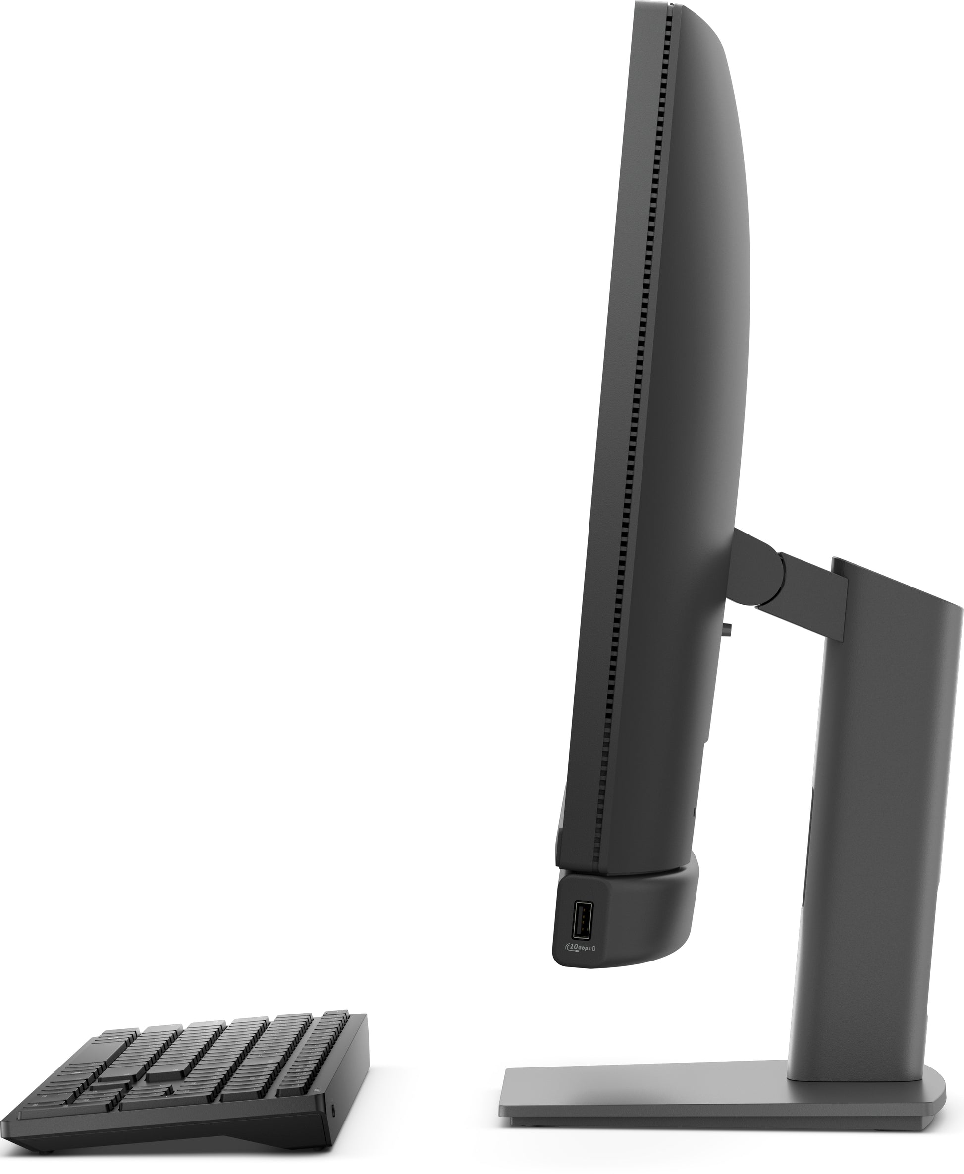DELL QC24251 Intel® Core™ i3 i3-14100T 24" 1920 x 1080 pixels All-in-One PC 8 GB DDR5-SDRAM 256 GB SSD Windows 11 Pro Wi-Fi 6E (802.11ax) Black