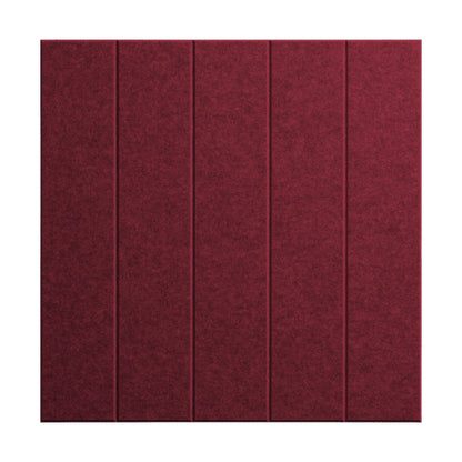 Middle Atlantic Products Focal Point TruTile Acoustic Wall Panel in Silver Gray, Wide Rule
