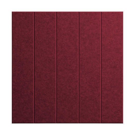 Middle Atlantic Products Focal Point TruTile Acoustic Wall Panel in Natural Linen, Wide Rule