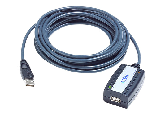 ATEN UE250 USB cable USB 2.0 196.9" (5 m) USB A Black