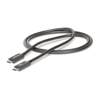 StarTech.com TBLT4MM1M Thunderbolt cable 39.4" (1 m) 40 Gbit/s Black