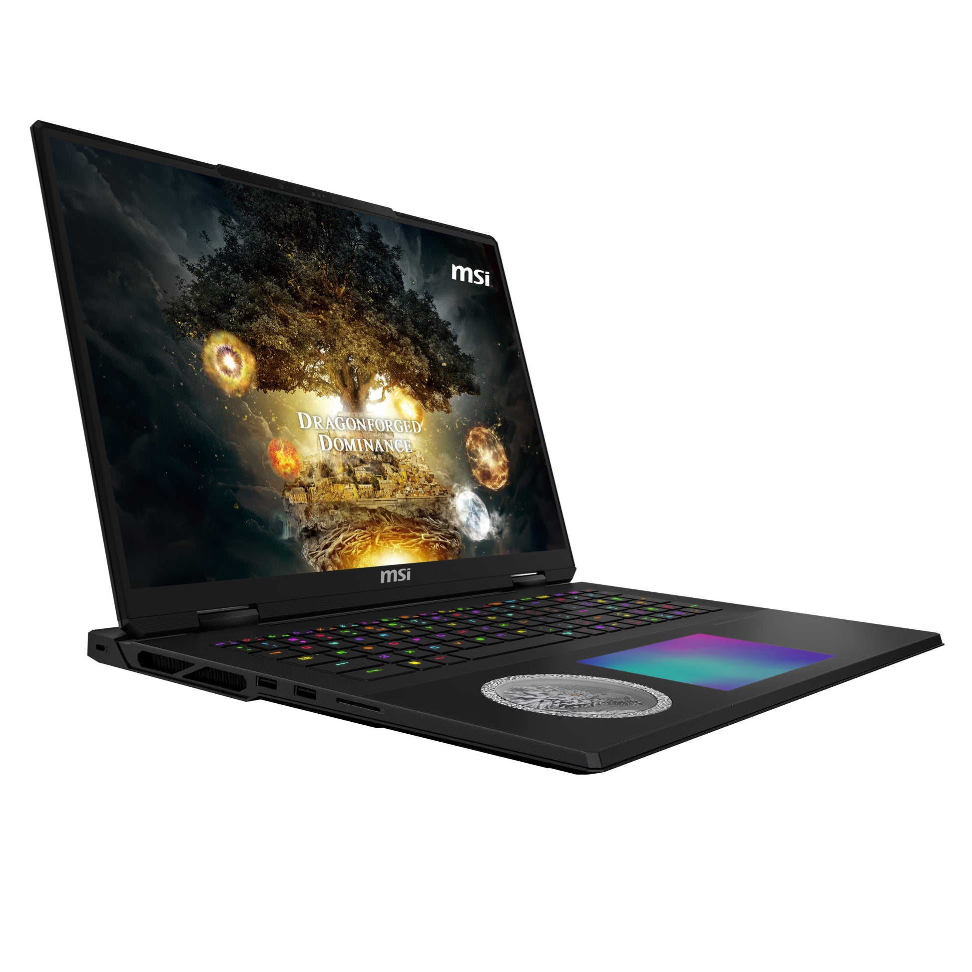 MSI Titan 18 HX DRAGON EDITION NORSE MYTH A2XWJG-440US laptop Intel Core Ultra 9 285HX 18" UHD+ 96 GB DDR5-SDRAM 6 TB SSD NVIDIA GeForce RTX 5090 Wi-Fi 7 (802.11be) Windows 11 Pro Black