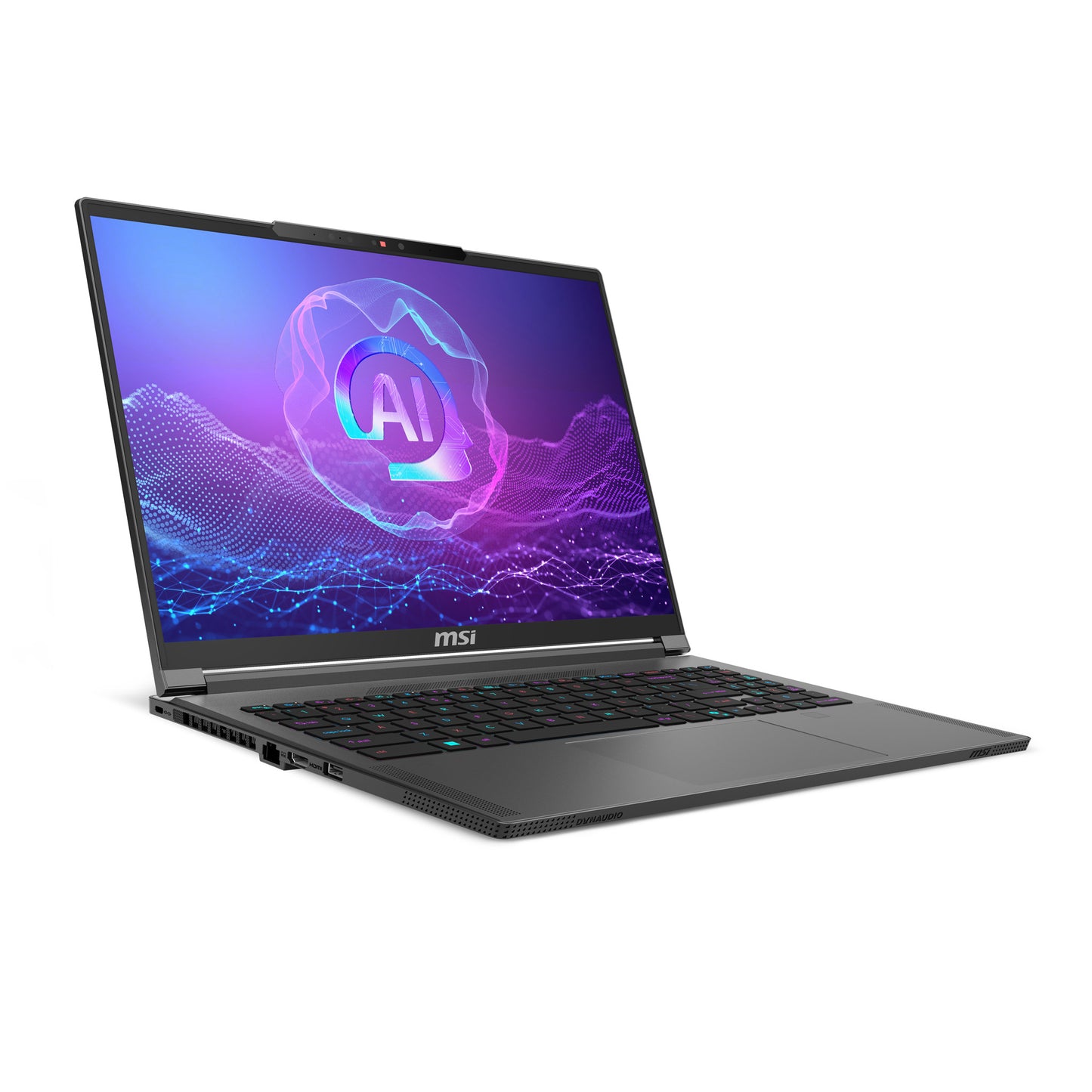 MSI Creator A16 AI+ A3HVFG-038US AMD Ryzen AI 9 HX 365 Laptop 16" Quad HD+ 32 GB LPDDR5x-SDRAM 1 TB SSD NVIDIA GeForce RTX 4060 Wi-Fi 7 (802.11be) Windows 11 Pro Gray