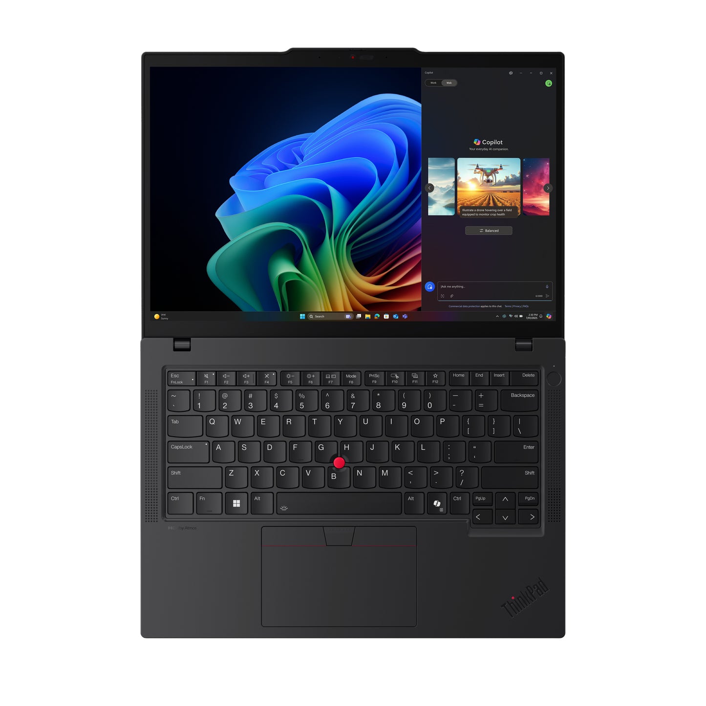 Lenovo ThinkPad T14 Gen 6 (AMD) Copilot+ PC AMD Ryzen™ 7 PRO 350 Laptop 14" WUXGA 16 GB DDR5-SDRAM 512 GB SSD Wi-Fi 7 (802.11be) Windows 11 Pro English Black