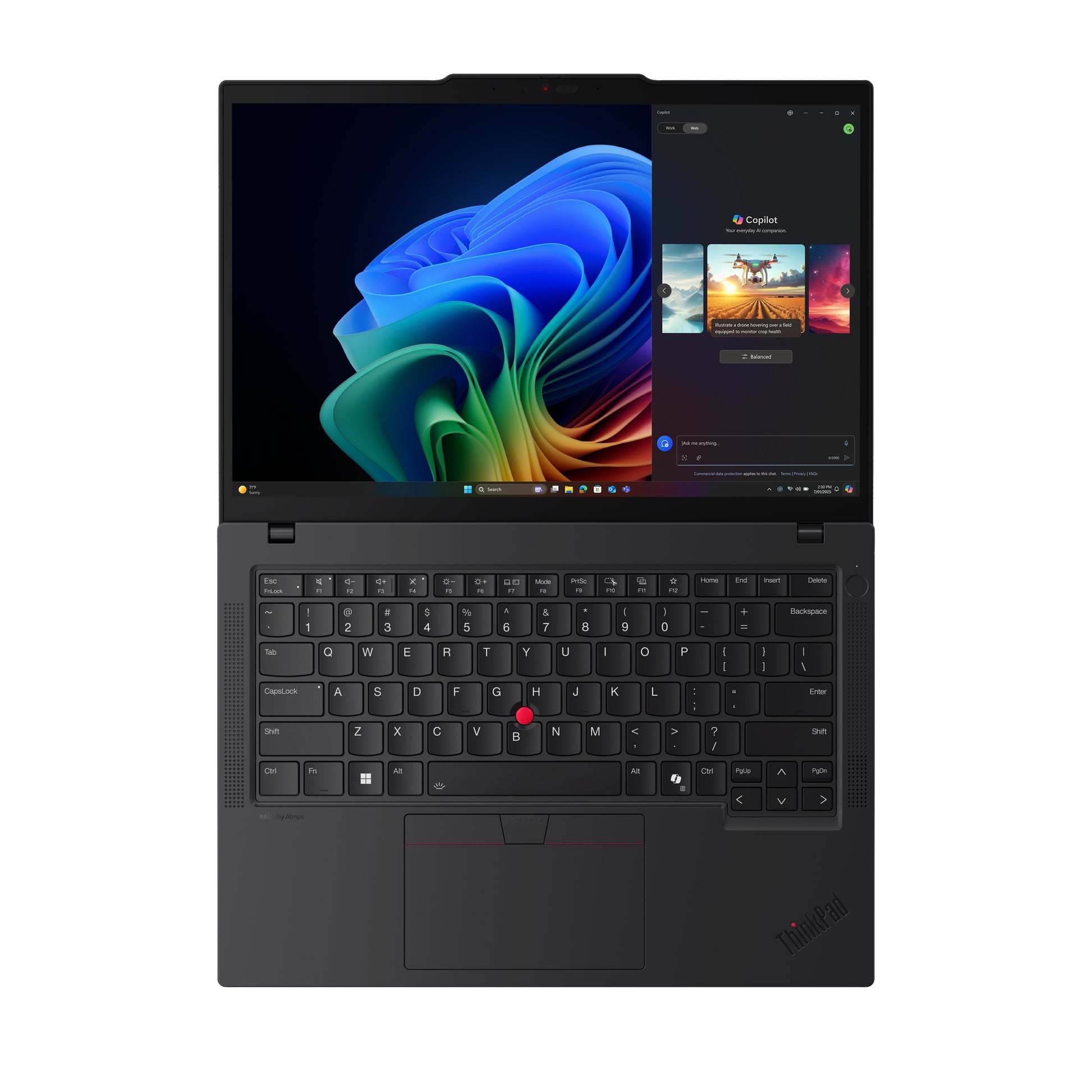 Lenovo ThinkPad T14 Gen 6 (AMD) Copilot+ PC AMD Ryzen™ 7 PRO 350 Laptop 14" WUXGA 16 GB DDR5-SDRAM 512 GB SSD Wi-Fi 7 (802.11be) Windows 11 Pro English Black
