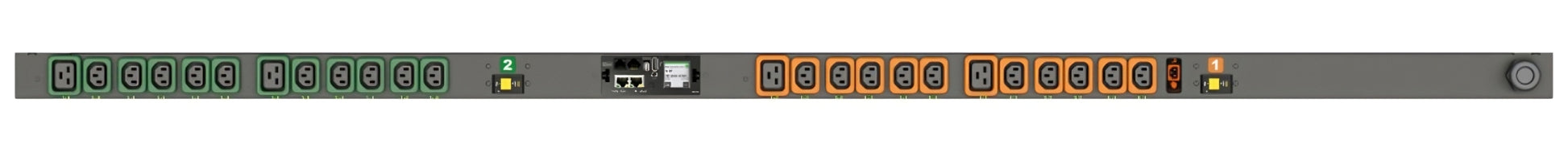 Vertiv Geist MNS5MGB1-24PJ48-3TL6A0A10-S power distribution unit (PDU) 24 AC outlet(s) 0U Black