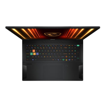 MSI Stealth 18 HX AI A2XWIG-036US laptop Intel Core Ultra 9 275HX 18" UHD+ 64 GB DDR5-SDRAM 2 TB SSD NVIDIA GeForce RTX 5080 Wi-Fi 7 (802.11be) Windows 11 Pro Black