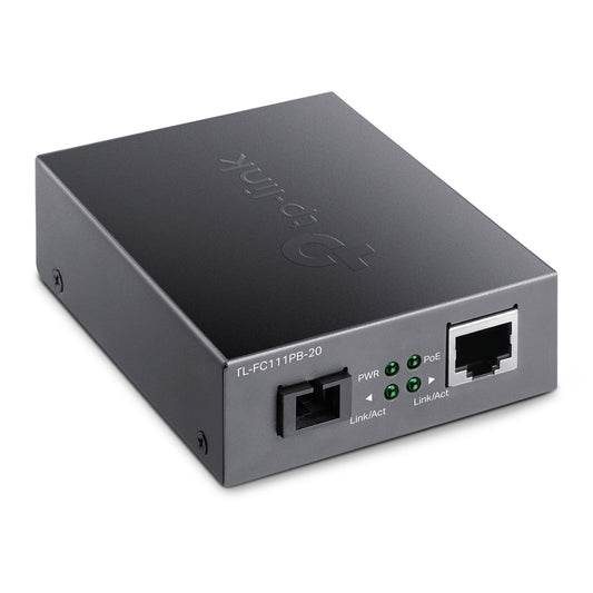 TP-Link TL-FC111PB-20 network media converter 100 Mbit/s Black