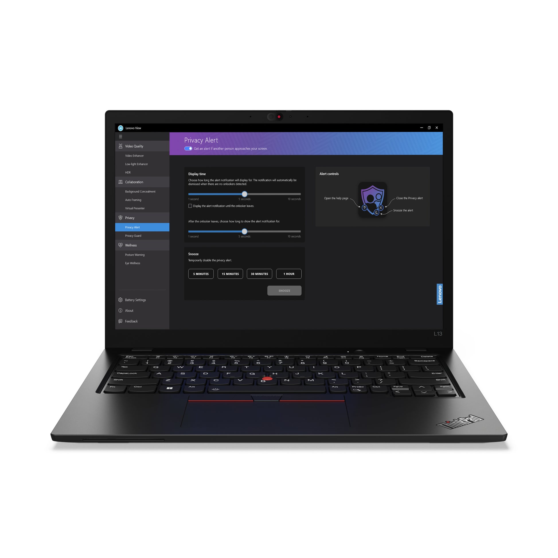 Lenovo ThinkPad L13 Gen 5 (Intel) Intel Core Ultra 5 135U Laptop 13.3" WUXGA 16 GB LPDDR5-SDRAM 256 GB SSD Wi-Fi 6E (802.11ax) Windows 11 Pro Black