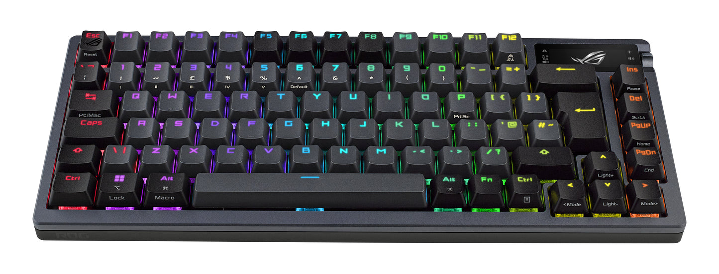 ASUS ROG AZOTH keyboard Gaming USB + RF Wireless + Bluetooth QWERTY US English Black