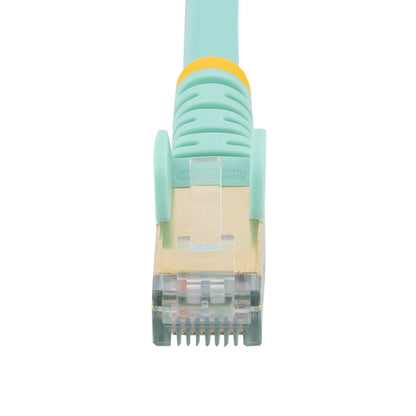 StarTech.com C6ASPAT25AQ networking cable Turquoise 299.2" (7.6 m) Cat6a