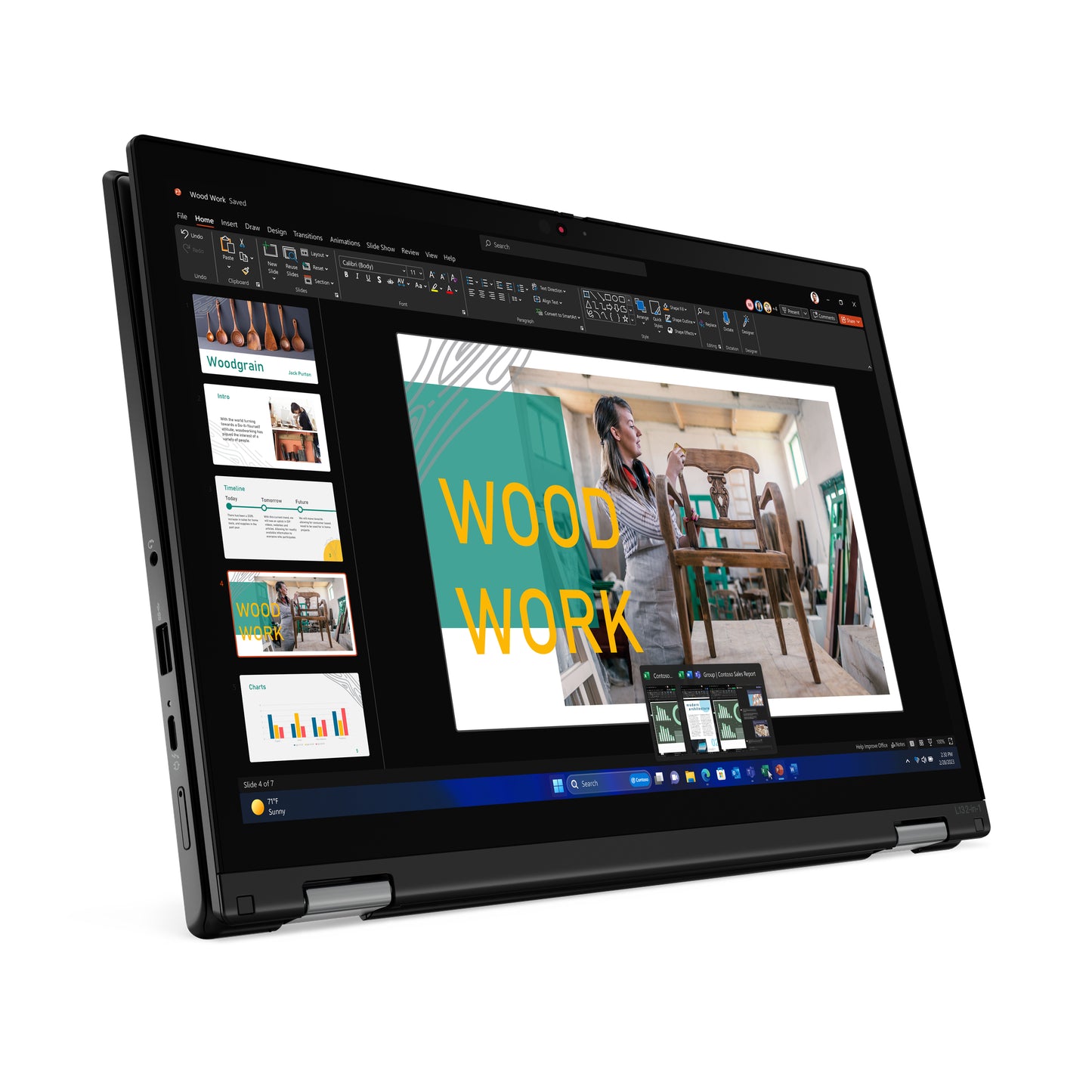 Lenovo ThinkPad L13 2-in-1 Gen 5 (Intel) Intel Core Ultra 5 135U Hybrid (2-in-1) 13.3" Touchscreen WUXGA 16 GB LPDDR5-SDRAM 256 GB SSD Wi-Fi 6E (802.11ax) Windows 11 Pro Black