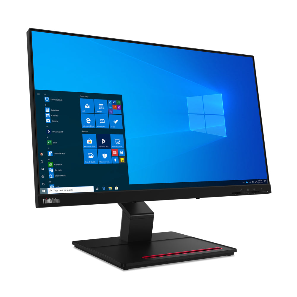 Lenovo ThinkVision T24t-20 computer monitor 23.8" 1920 x 1080 pixels Full HD LED Touchscreen Capacitive Black