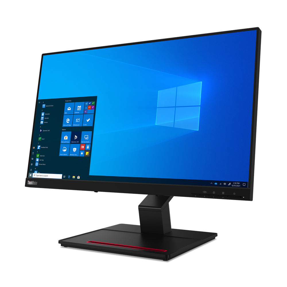 Lenovo ThinkVision T24t-20 computer monitor 23.8" 1920 x 1080 pixels Full HD LED Touchscreen Capacitive Black
