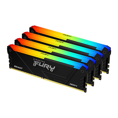 Kingston Technology FURY Beast RGB memory module 32 GB 4 x 8 GB DDR4 2666 MT/s