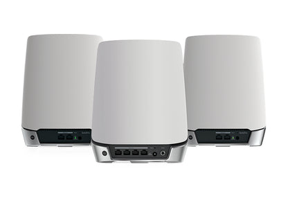 NETGEAR Orbi Tri-band (2.4 GHz / 5 GHz / 5 GHz) Wi-Fi 6 (802.11ax) White 8 Internal