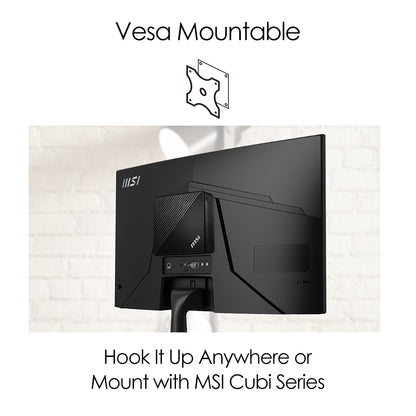 MSI Pro MP242C computer monitor 23.8" 1920 x 1080 pixels Full HD LED Black