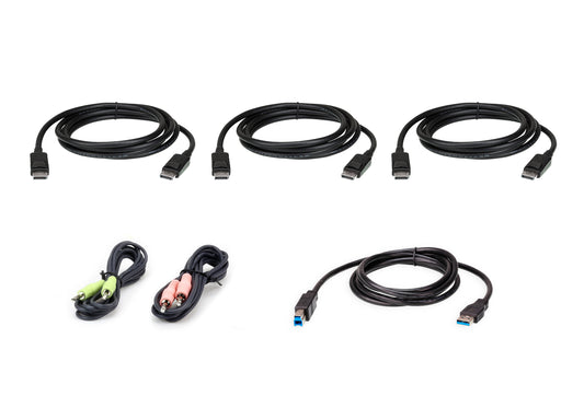 ATEN 2L-7D02UDPX6 KVM cable Black 70.9" (1.8 m)