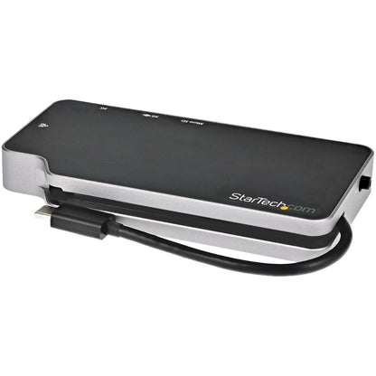 StarTech.com CDP2HVGUASPD laptop dock/port replicator Wired USB 3.2 Gen 2 (3.1 Gen 2) Type-C Black, Gray