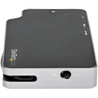 StarTech.com CDP2HVGUASPD laptop dock/port replicator Wired USB 3.2 Gen 2 (3.1 Gen 2) Type-C Black, Gray