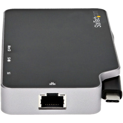 StarTech.com CDP2HVGUASPD laptop dock/port replicator Wired USB 3.2 Gen 2 (3.1 Gen 2) Type-C Black, Gray