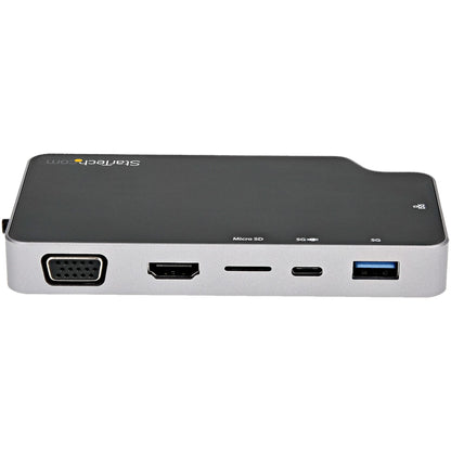 StarTech.com CDP2HVGUASPD laptop dock/port replicator Wired USB 3.2 Gen 2 (3.1 Gen 2) Type-C Black, Gray