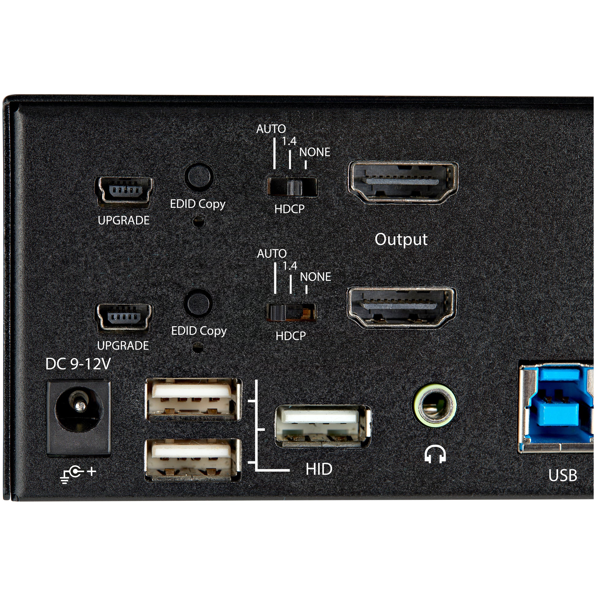 StarTech.com SV231DHU34K6 KVM switch Black