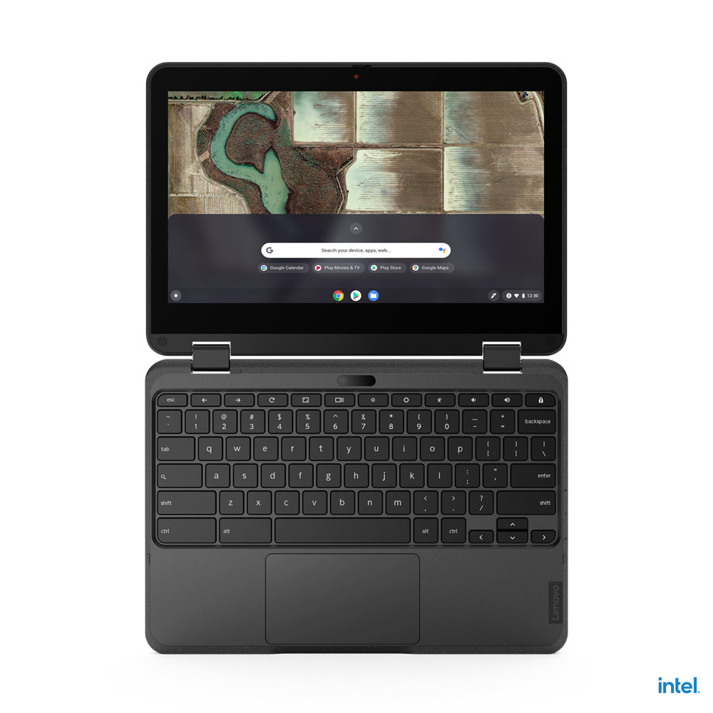 Lenovo 500e Chromebook Gen 3 (Intel) Intel® Celeron® N N4500 11.6" Touchscreen HD 4 GB LPDDR4x-SDRAM 32 GB eMMC Wi-Fi 6 (802.11ax) ChromeOS US English Gray