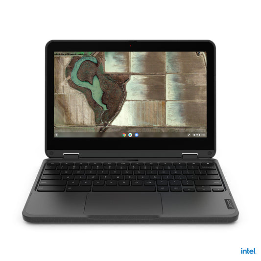 Lenovo 500e Chromebook Gen 3 (Intel) Intel® Celeron® N N4500 11.6" Touchscreen HD 4 GB LPDDR4x-SDRAM 32 GB eMMC Wi-Fi 6 (802.11ax) ChromeOS US English Gray