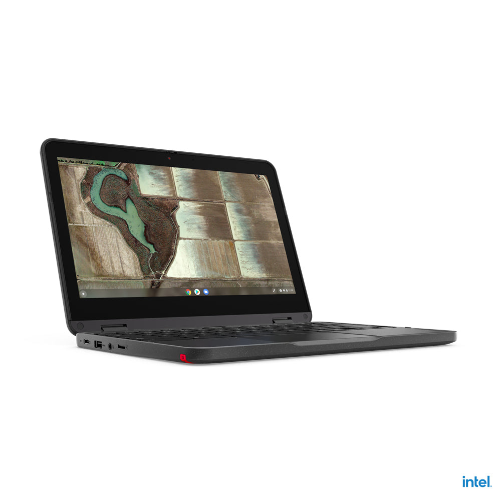 Lenovo 500e Chromebook Gen 3 (Intel) Intel® Celeron® N N4500 11.6" Touchscreen HD 4 GB LPDDR4x-SDRAM 32 GB eMMC Wi-Fi 6 (802.11ax) ChromeOS US English Gray
