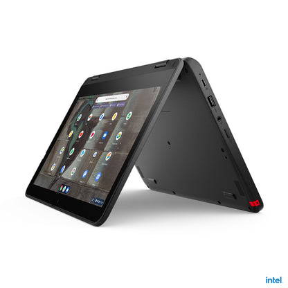 Lenovo 500e Chromebook Gen 3 (Intel) Intel® Celeron® N N4500 11.6" Touchscreen HD 4 GB LPDDR4x-SDRAM 32 GB eMMC Wi-Fi 6 (802.11ax) ChromeOS US English Gray