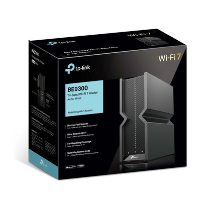 TP-Link Archer BE550 wireless router 2.5 Gigabit Ethernet Tri-band (2.4 GHz / 5 GHz / 6 GHz) Black