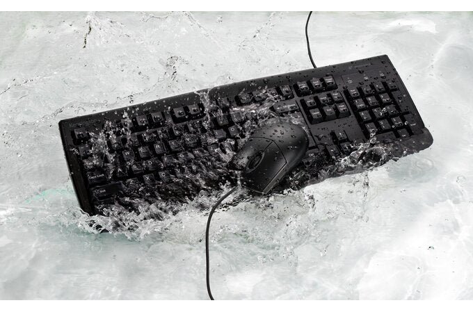 Kensington K70316US keyboard Mouse included Medical USB Black