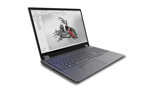 Lenovo ThinkPad P16 Gen 2 Intel® Core™ i9 i9-13980HX Mobile workstation 16" WQXGA 32 GB DDR5-SDRAM 1 TB SSD NVIDIA RTX 2000 Ada Wi-Fi 6E (802.11ax) Windows 11 Pro US English Gray, Black