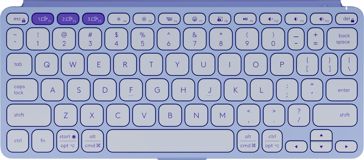 Logitech 920-012920 mobile device keyboard QWERTY English Bluetooth Lilac