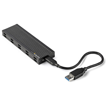 StarTech.com SM2E1BMU31C storage drive enclosure SSD enclosure Black M.2