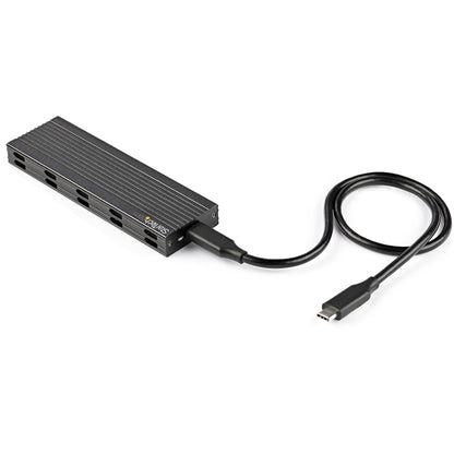 StarTech.com SM2E1BMU31C storage drive enclosure SSD enclosure Black M.2