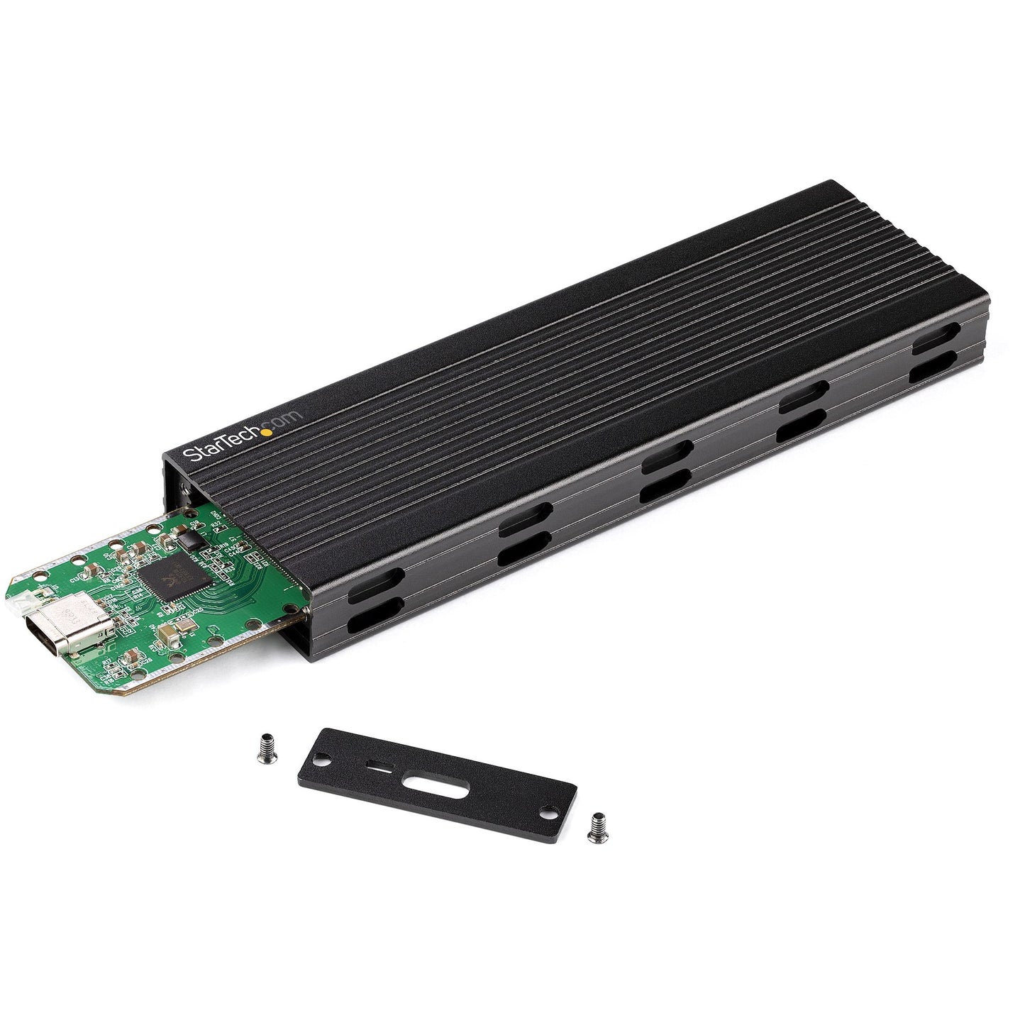 StarTech.com SM2E1BMU31C storage drive enclosure SSD enclosure Black M.2