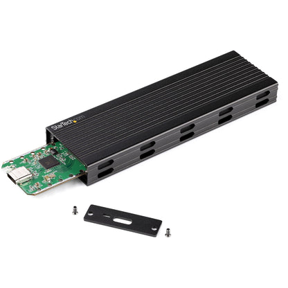 StarTech.com SM2E1BMU31C storage drive enclosure SSD enclosure Black M.2