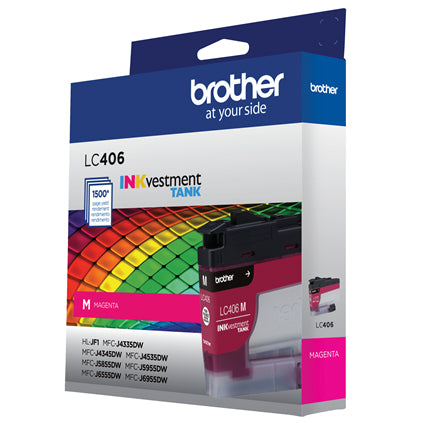 Brother LC406MS ink cartridge 1 pc(s) Original Standard Yield Magenta