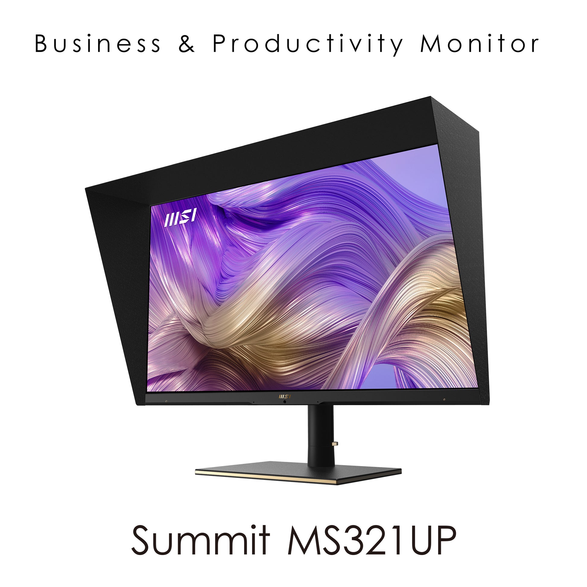 MSI Summit MS321UP computer monitor 32" 3840 x 2160 pixels 4K Ultra HD LED Black, Gold
