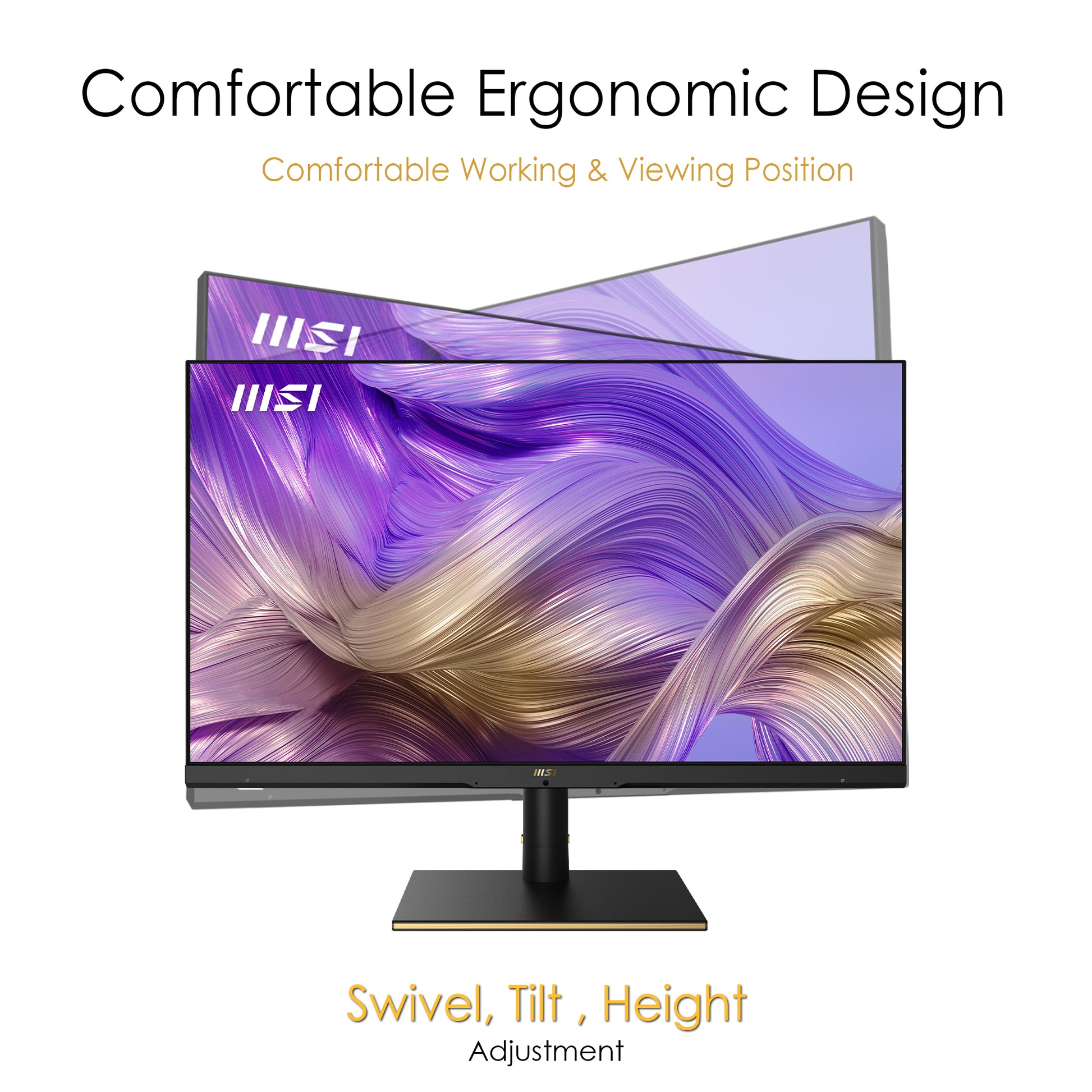 MSI Summit MS321UP computer monitor 32" 3840 x 2160 pixels 4K Ultra HD LED Black, Gold