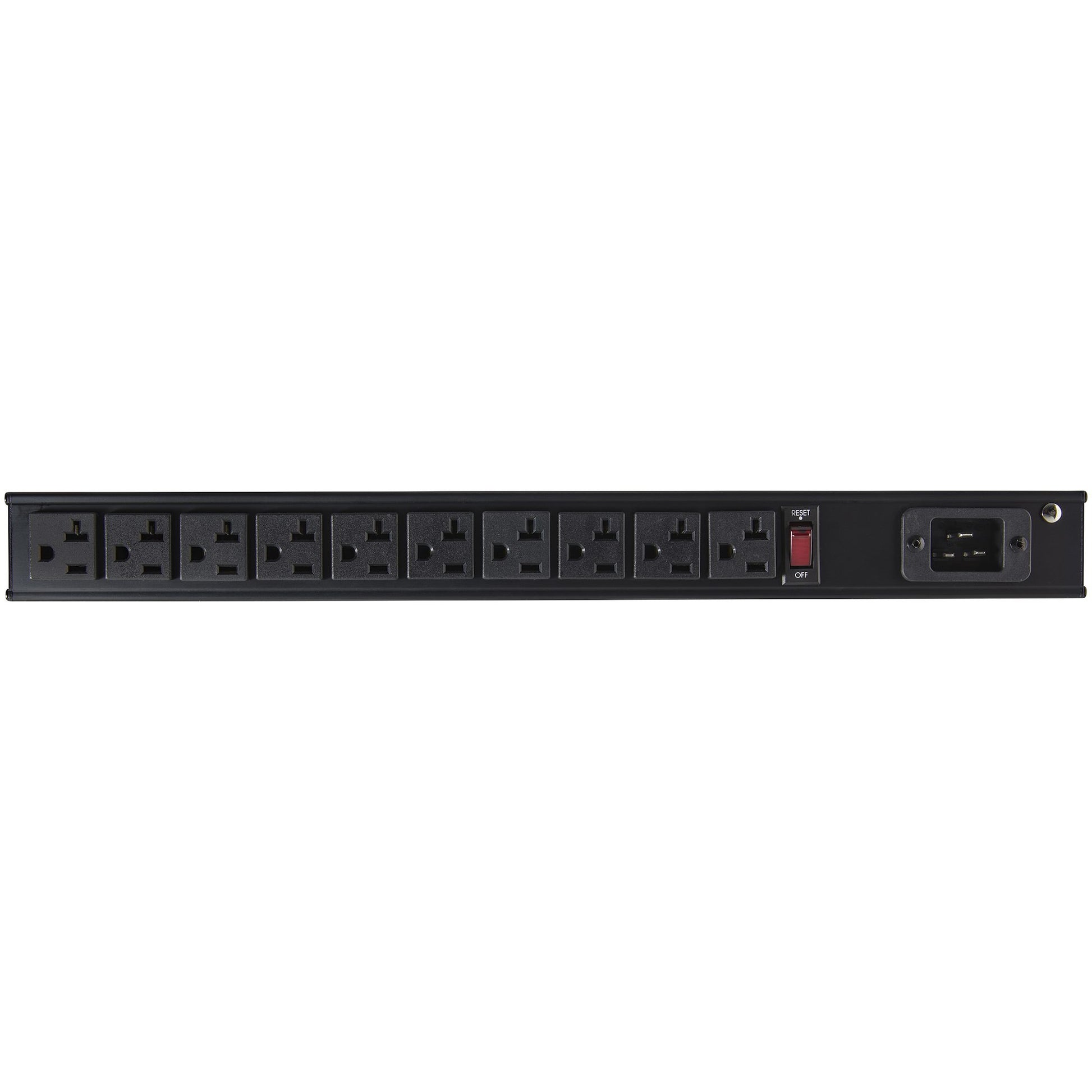 StarTech.com RKPW101920 power distribution unit (PDU) 10 AC outlet(s) 1U Black