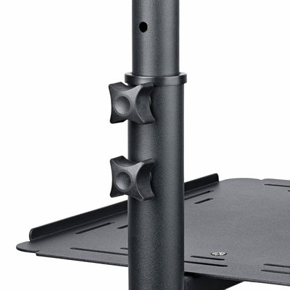 StarTech.com ADJPROJCART multimedia cart/stand Black Projector Multimedia stand
