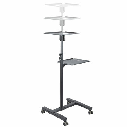 StarTech.com ADJPROJCART multimedia cart/stand Black Projector Multimedia stand