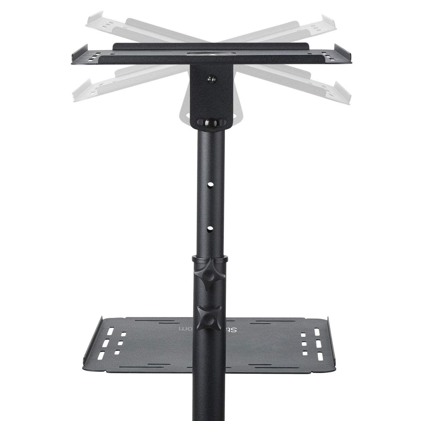 StarTech.com ADJPROJCART multimedia cart/stand Black Projector Multimedia stand