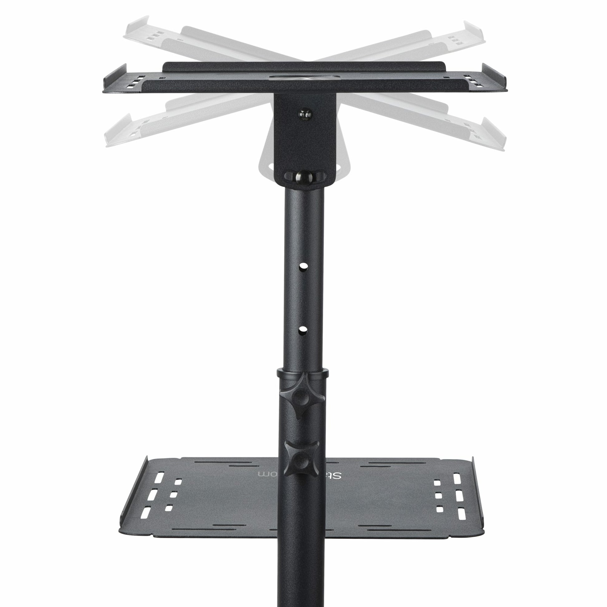 StarTech.com ADJPROJCART multimedia cart/stand Black Projector Multimedia stand