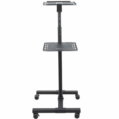 StarTech.com ADJPROJCART multimedia cart/stand Black Projector Multimedia stand