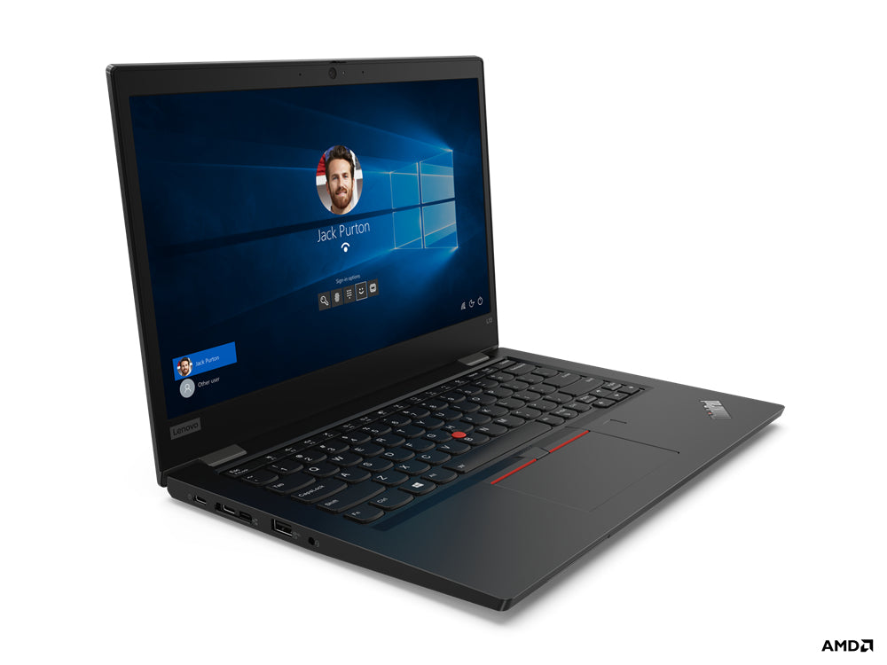 Lenovo ThinkPad L13 Gen 2 (AMD) AMD Ryzen™ 7 PRO 5850U Laptop 13.3" Touchscreen Full HD 16 GB DDR4-SDRAM 256 GB SSD Wi-Fi 6 (802.11ax) Windows 10 Pro English Black